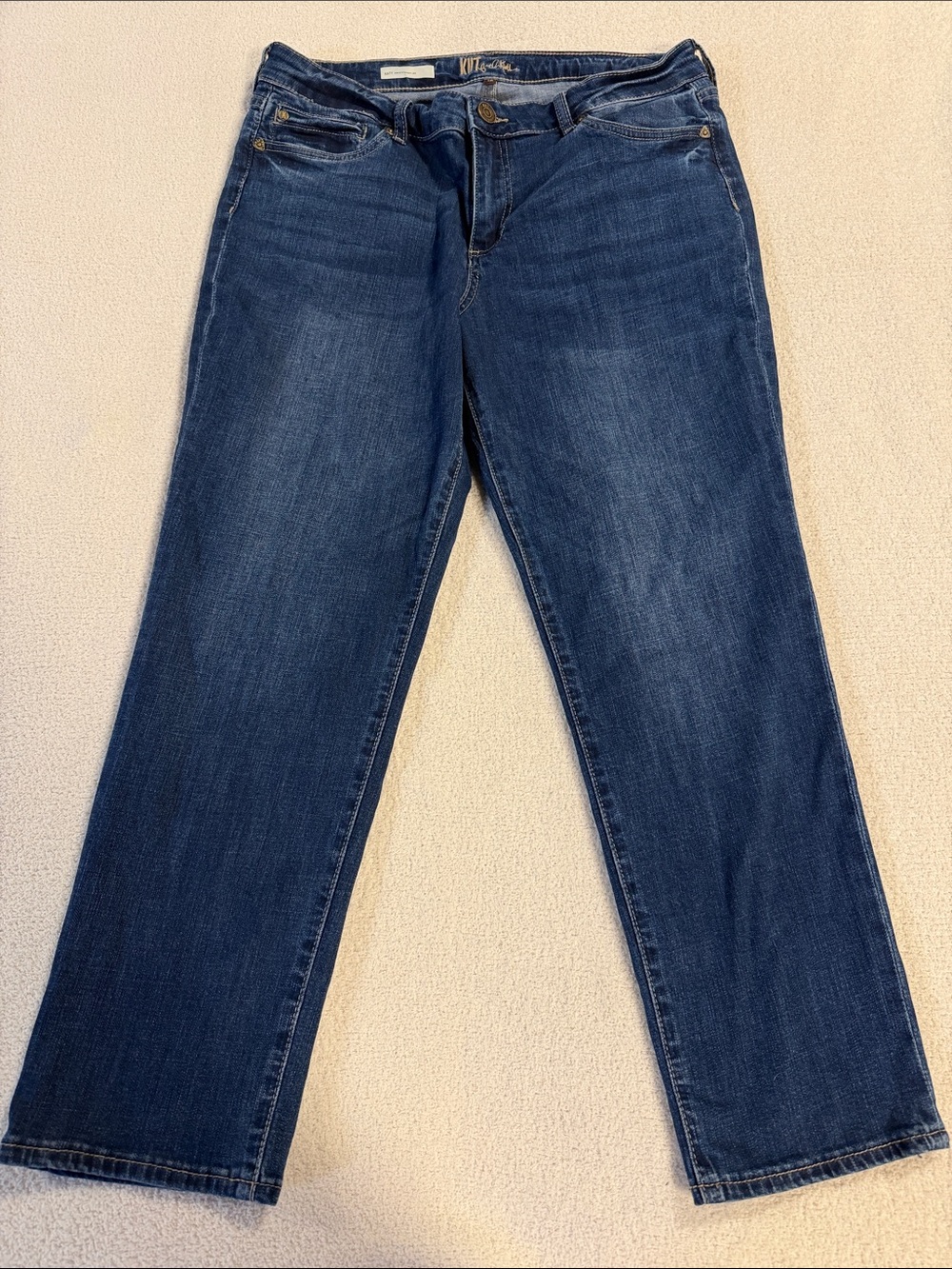 Kut from the Kloth Dark Blue Straight-Leg Women’s Jeans